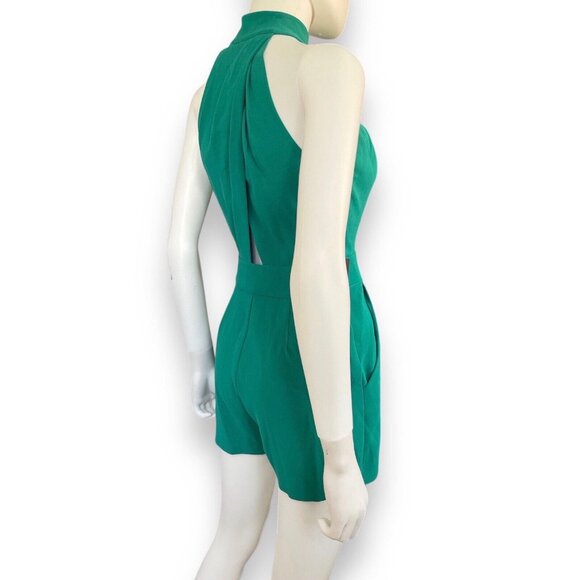 NWT Marciano Los Angeles Women's Romper Green Sleeveless Full Zip Size 2 - Picture 8 of 14